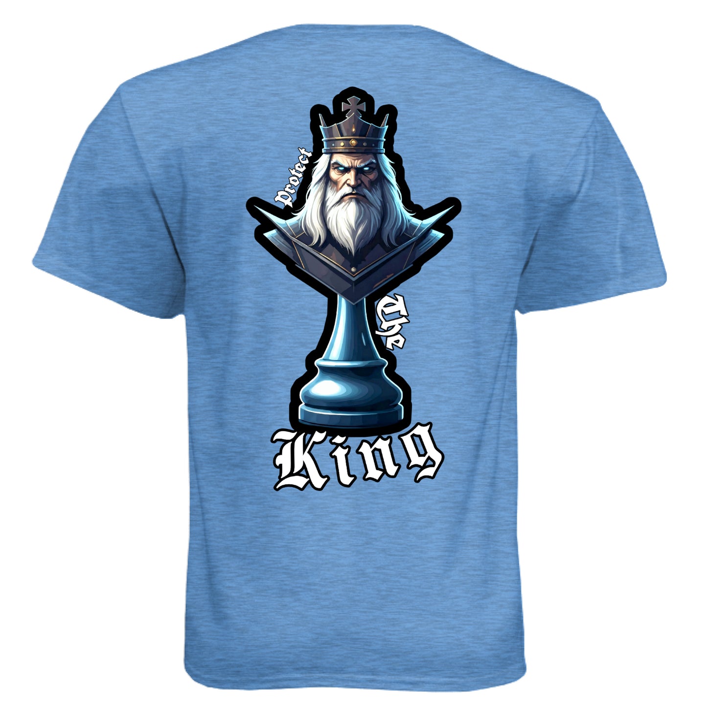 Heather Columbia Blue - BACK