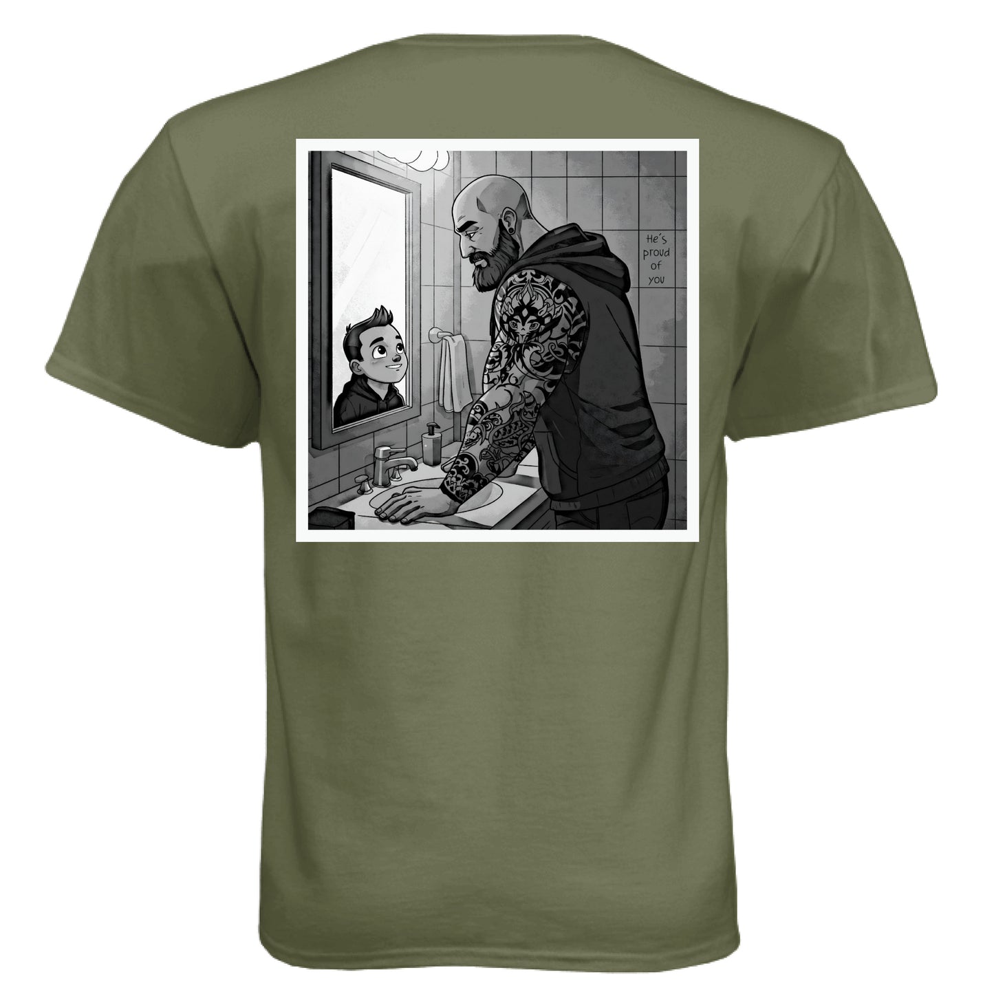 Military Green - BACK