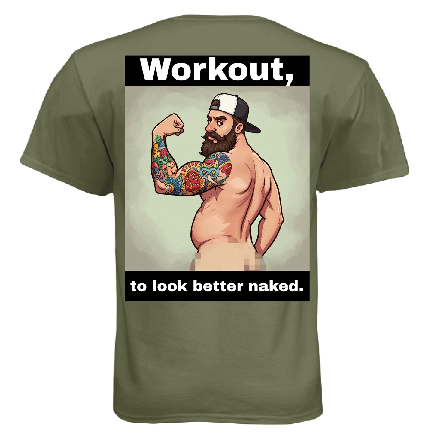 Military Green - BACK