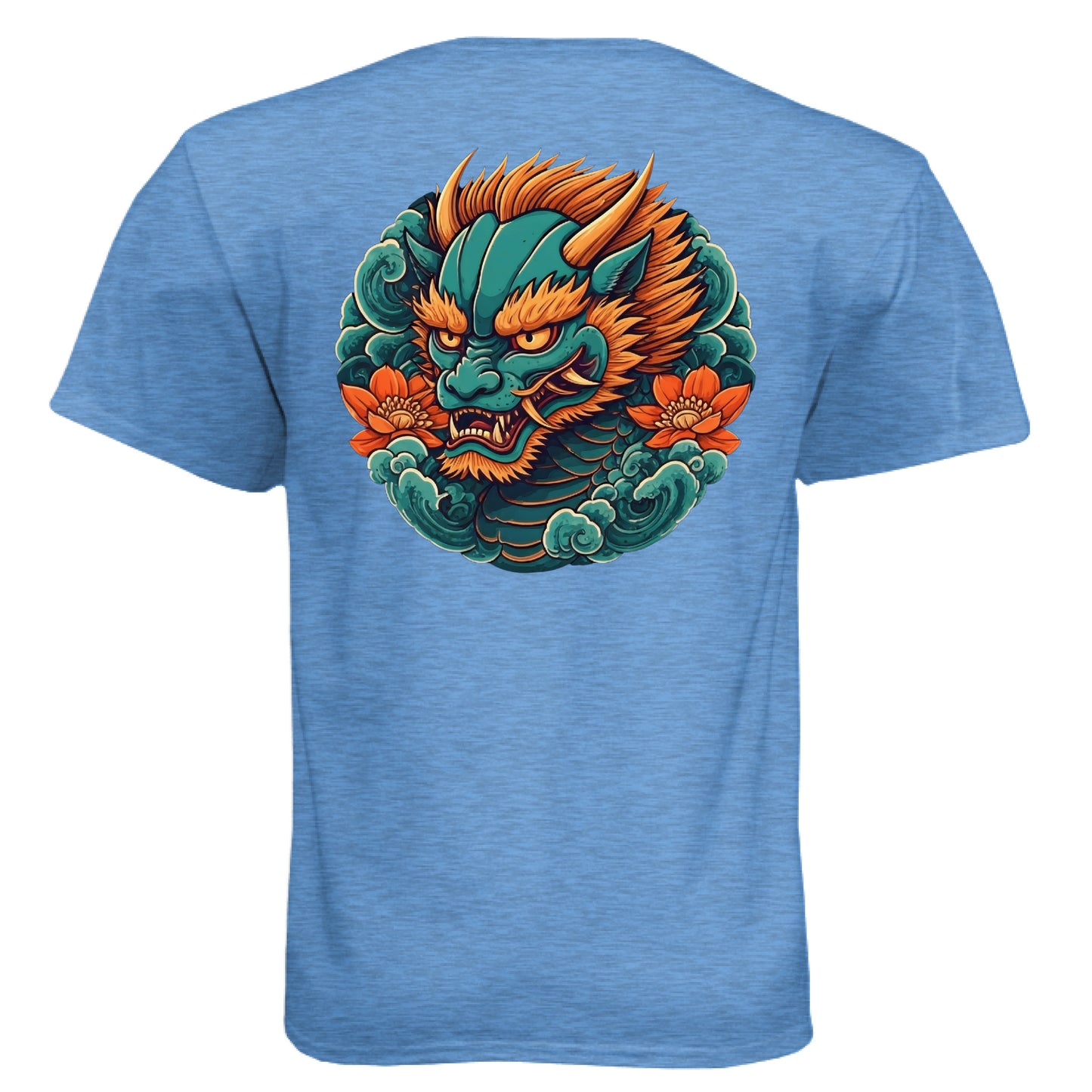 Heather Columbia Blue - BACK