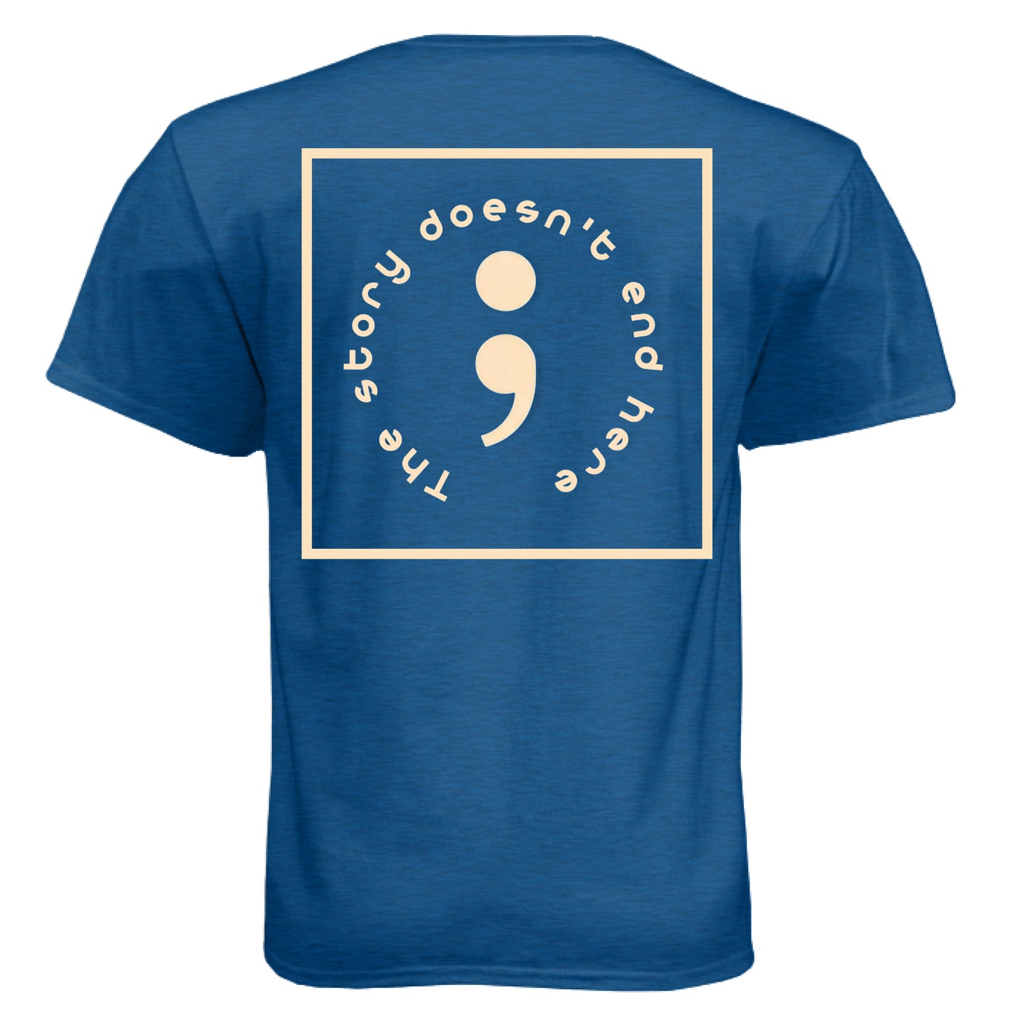 Heather Cool Blue - BACK