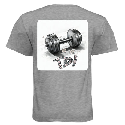 Dark Heather Grey (60/40) - BACK