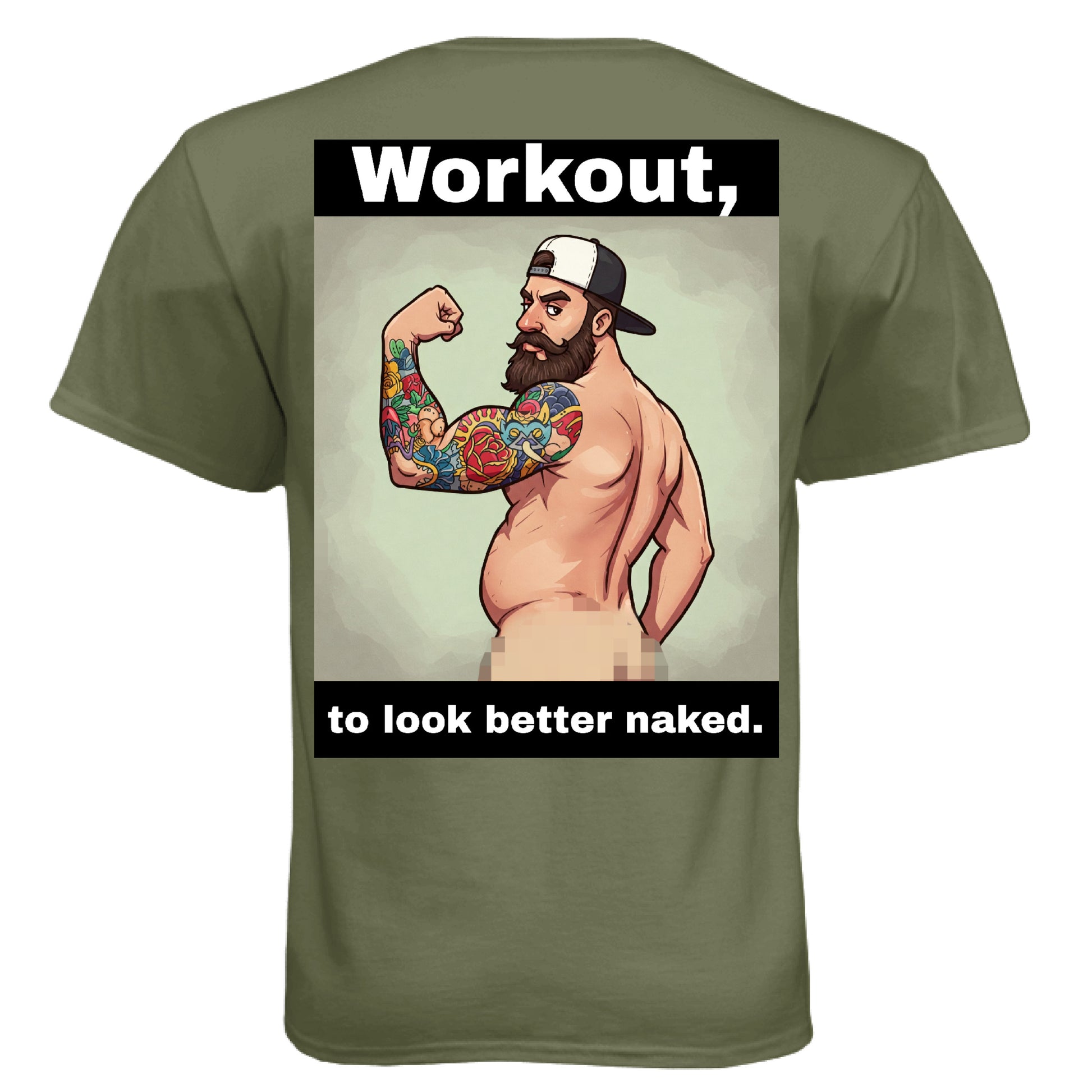 Military Green - BACK
