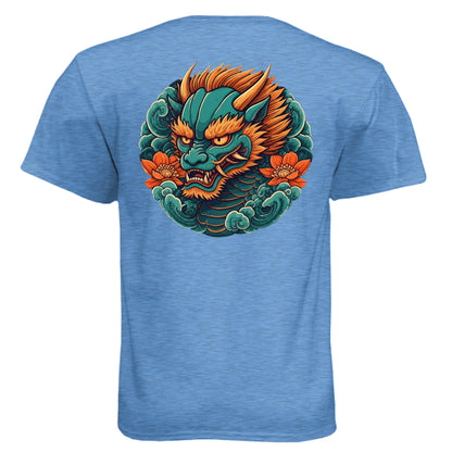 Heather Columbia Blue - BACK