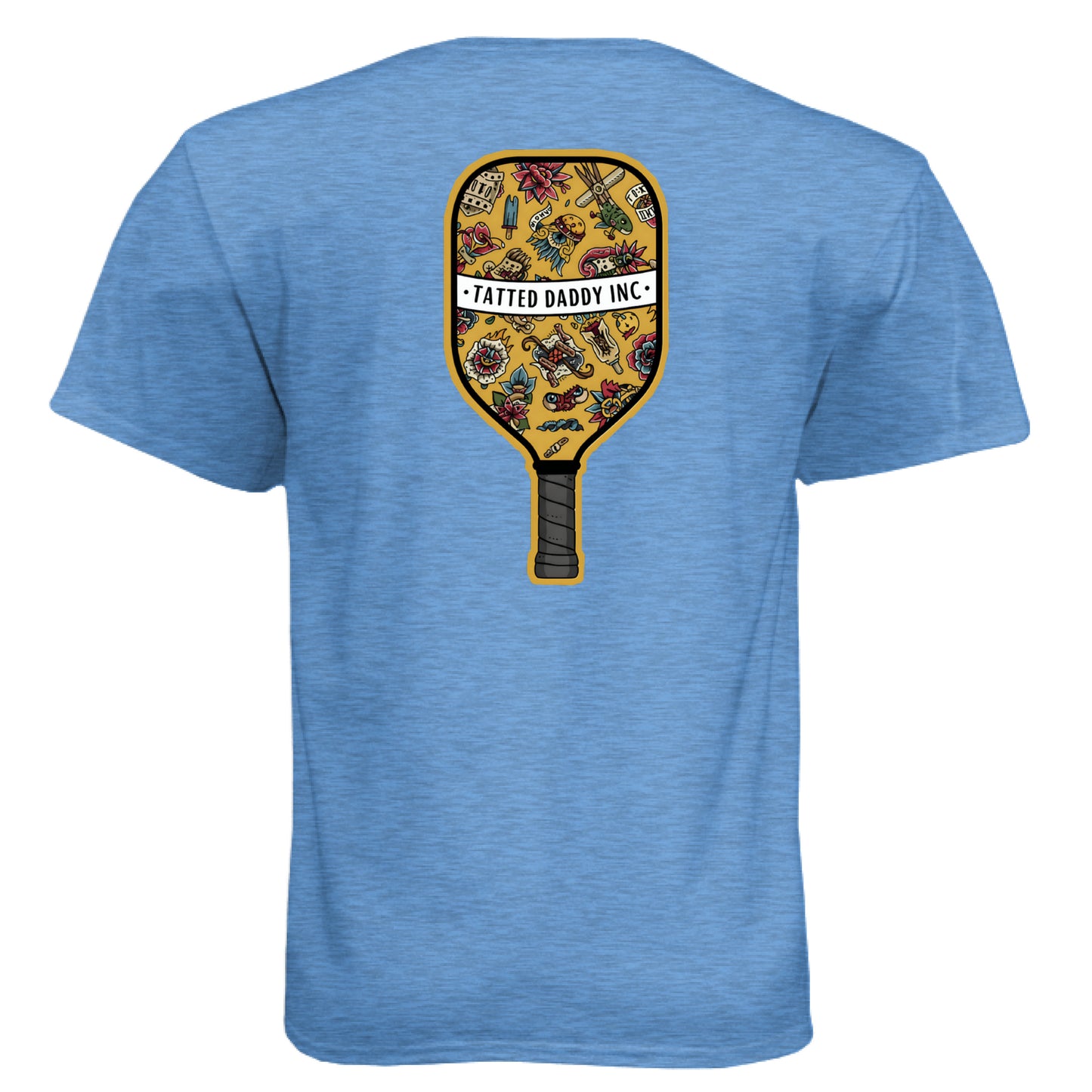 Heather Columbia Blue - BACK